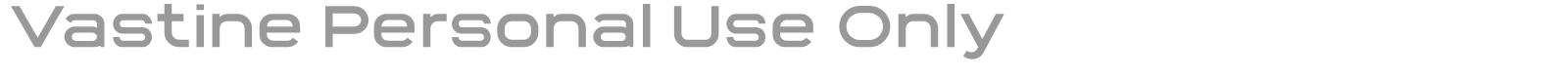 Vastine font preview